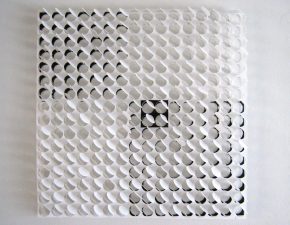 Sem título, 2005 | Tinta acrílica sobre papel de poliéster recortado | 50cmX50cm