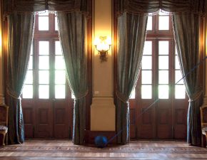 Salão Nobre | Vista do novelo de elástico