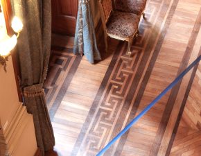 Salão Nobre | Vista do novelo de elástico