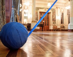 Detalhe do novelo de elástico