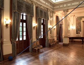 Salão Nobre | Terceiro andar | Vista do novelo de elástico