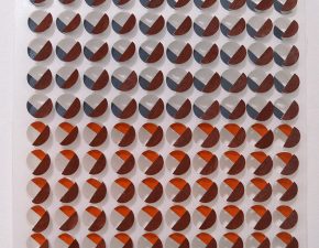 Sem Título, 2022 | Tinta acrílica sobre papel de poliéster recortado | 24X24cm