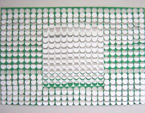 Sem título, 2003 | Tinta acrílica sobre papel recortado | 65X95cm