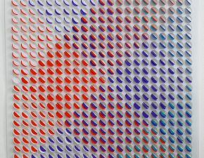 Sem título, 2024 | Tinta acrílica sobre papel de poliéster recortado | 43X43cm