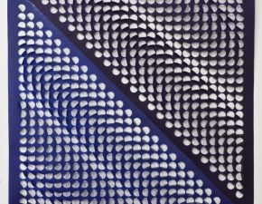 Sem título, 2017 | Tinta acrílica sobre papel de poliéster recortado | 70X70cm