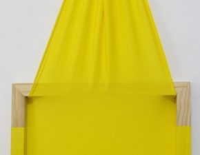 Sem título, 2022 | Lycra, chassi, tinta acrílica | 88X40cm