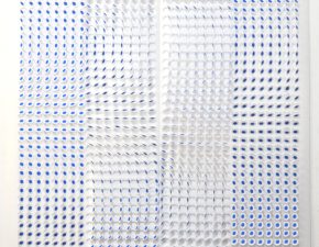 Sem título, 2019 | Adesivos sobre papel de poliéster recortado | 90X82cm