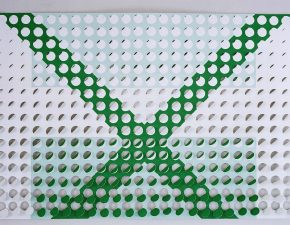 Sem título, 2003 | Tinta acrílica sobre papel recortado | 65X95cm