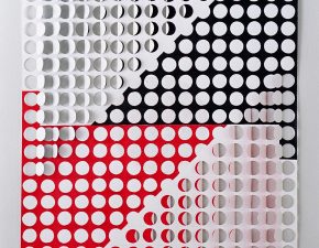 Sem título, 2003 | Tinta acrílica sobre papel recortado| 95X65cm