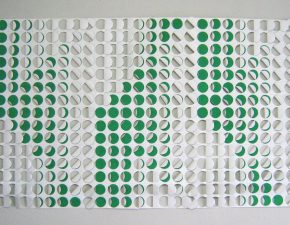 Sem título, 2003 | Tinta acrílica sobre papel recortado| 65X95cm